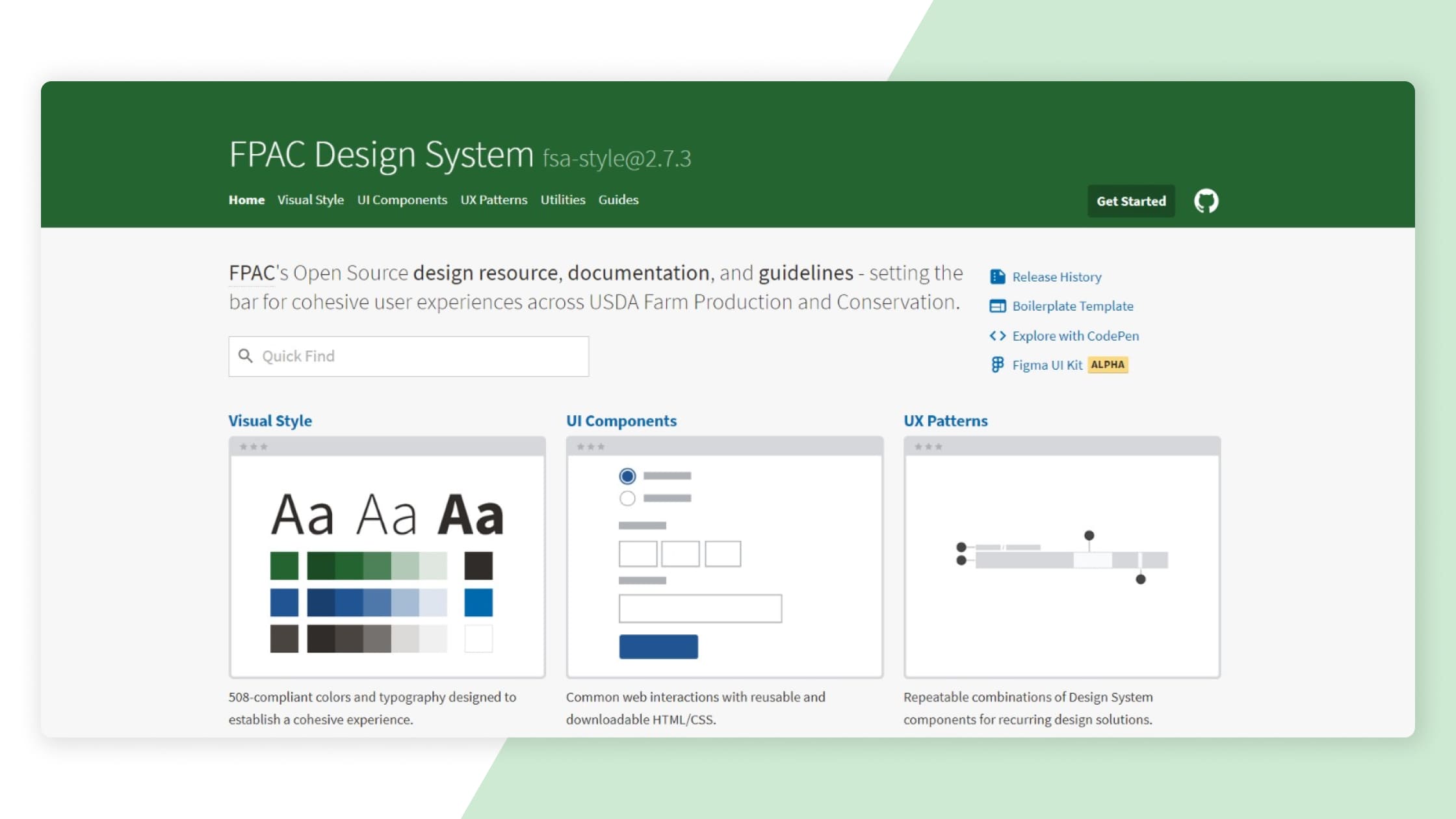U.S. Farm Production and Conservation Design System