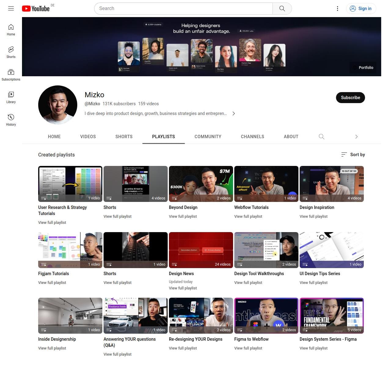 Top 11 Youtube channels to Master UI/ UX/ Product Design for free