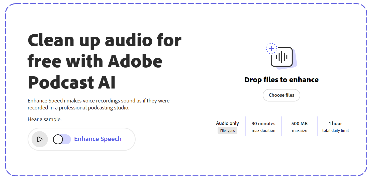Make you audio and voice sound crisp as chips like a pro - Free AI sound editing tool