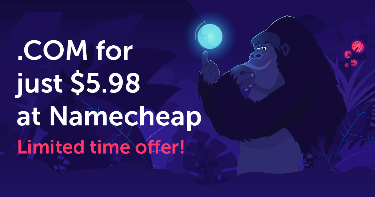 Namecheap Promo code