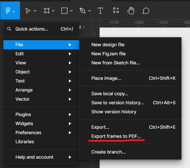 How to export multiple frames as one PDF in Figma super quick.