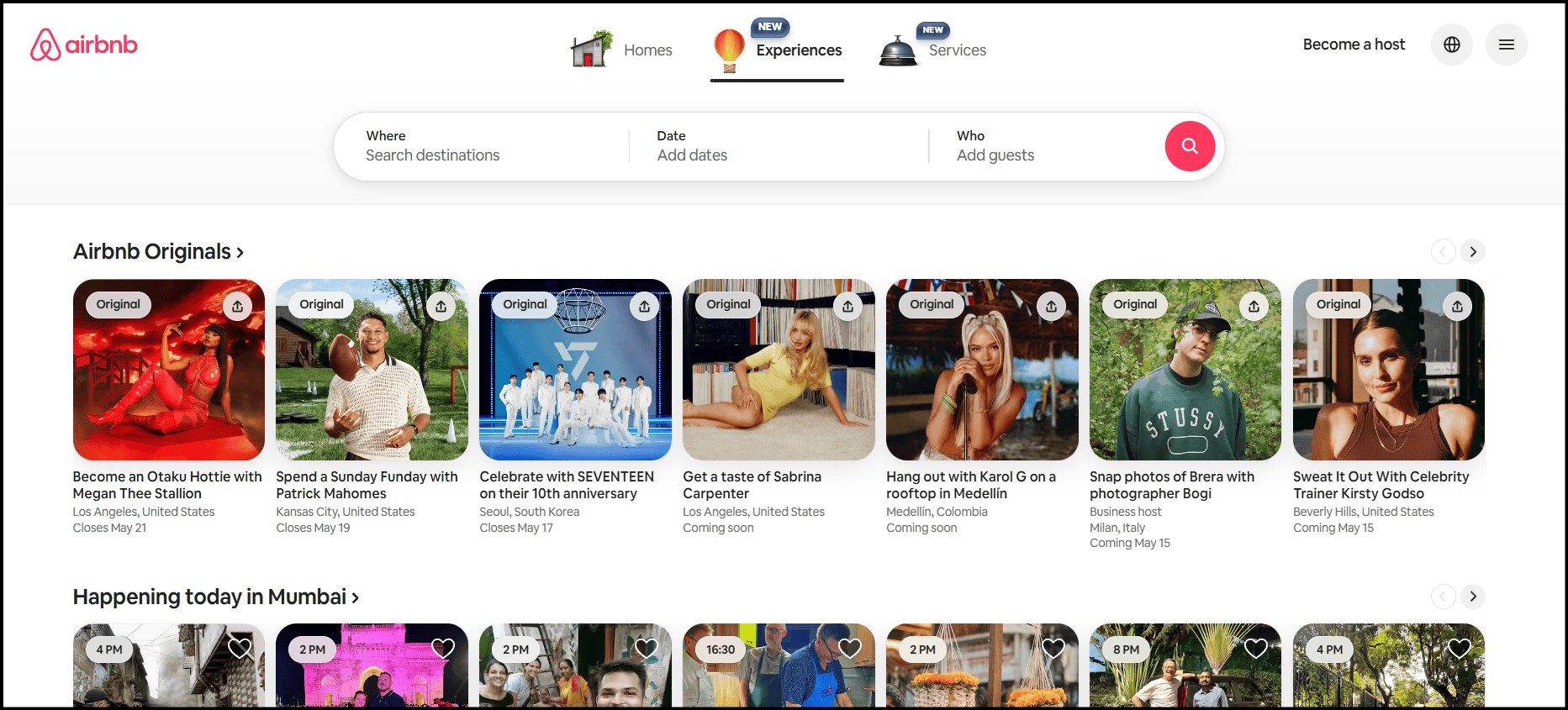 More than just BNB : Airbnb 2025 Summer Release Introducing Services, Experiences, and a Supercharged App
