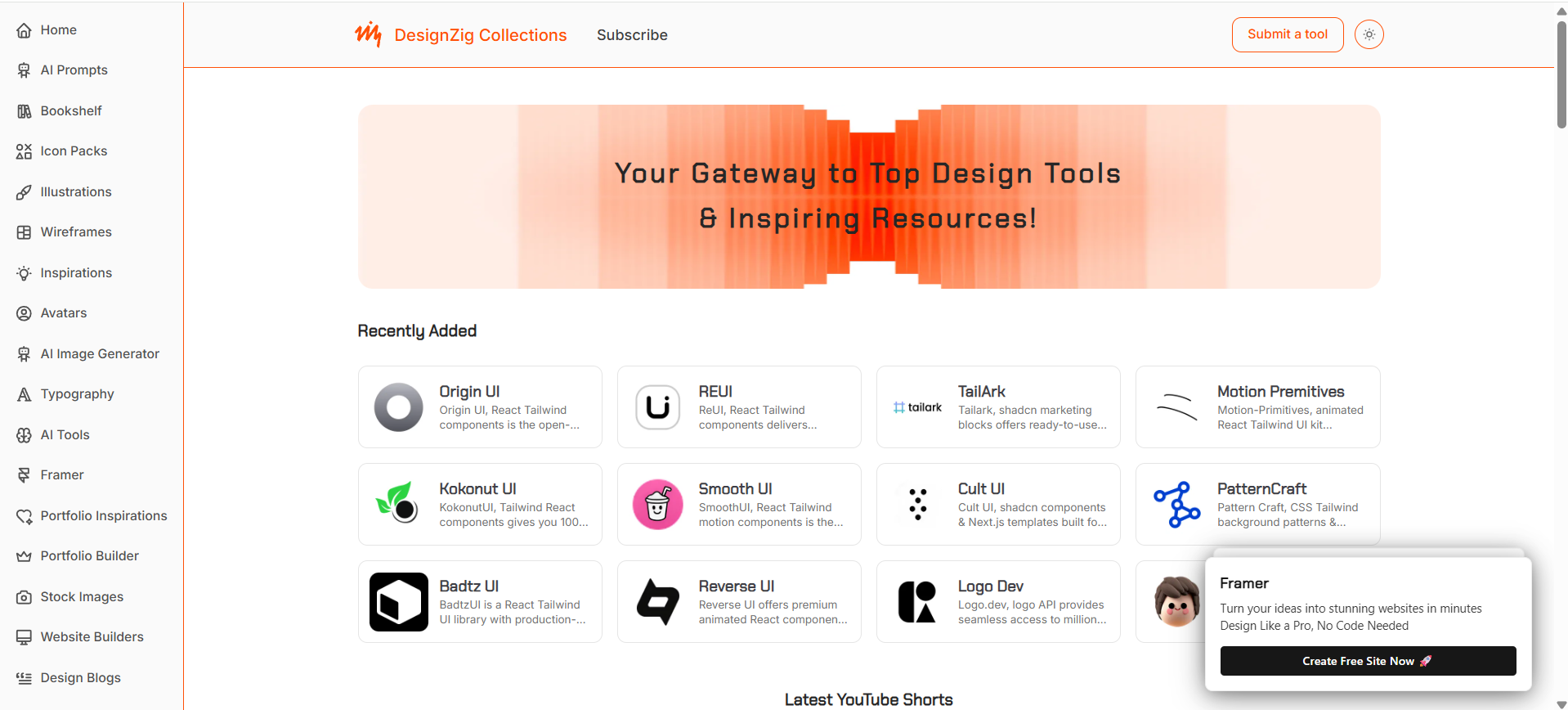 A growing collection of tools curated from around the web