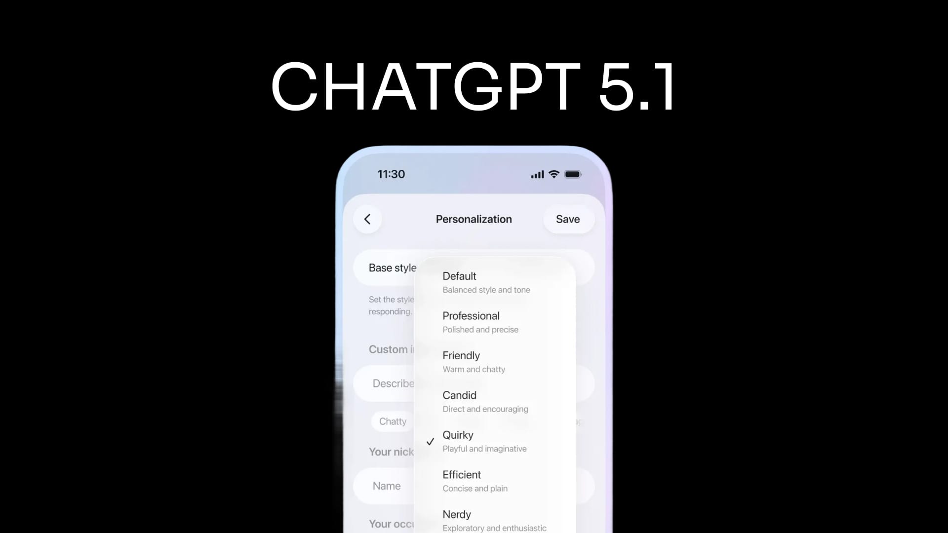OpenAI Releases GPT-5.1 With Warmer Tone and Adaptive Reasoning
