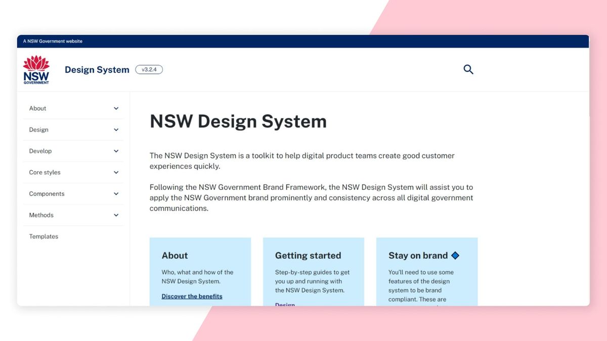 Australia NSW Design System