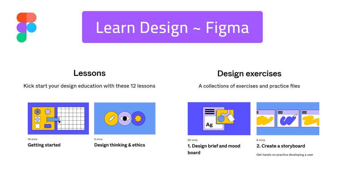 Design Lessons & Exercises by Figma