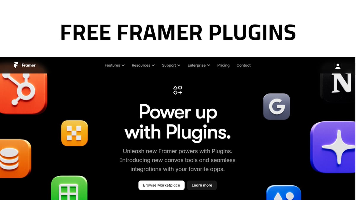 Framer plugins are here: Supercharge your website & framer CMS