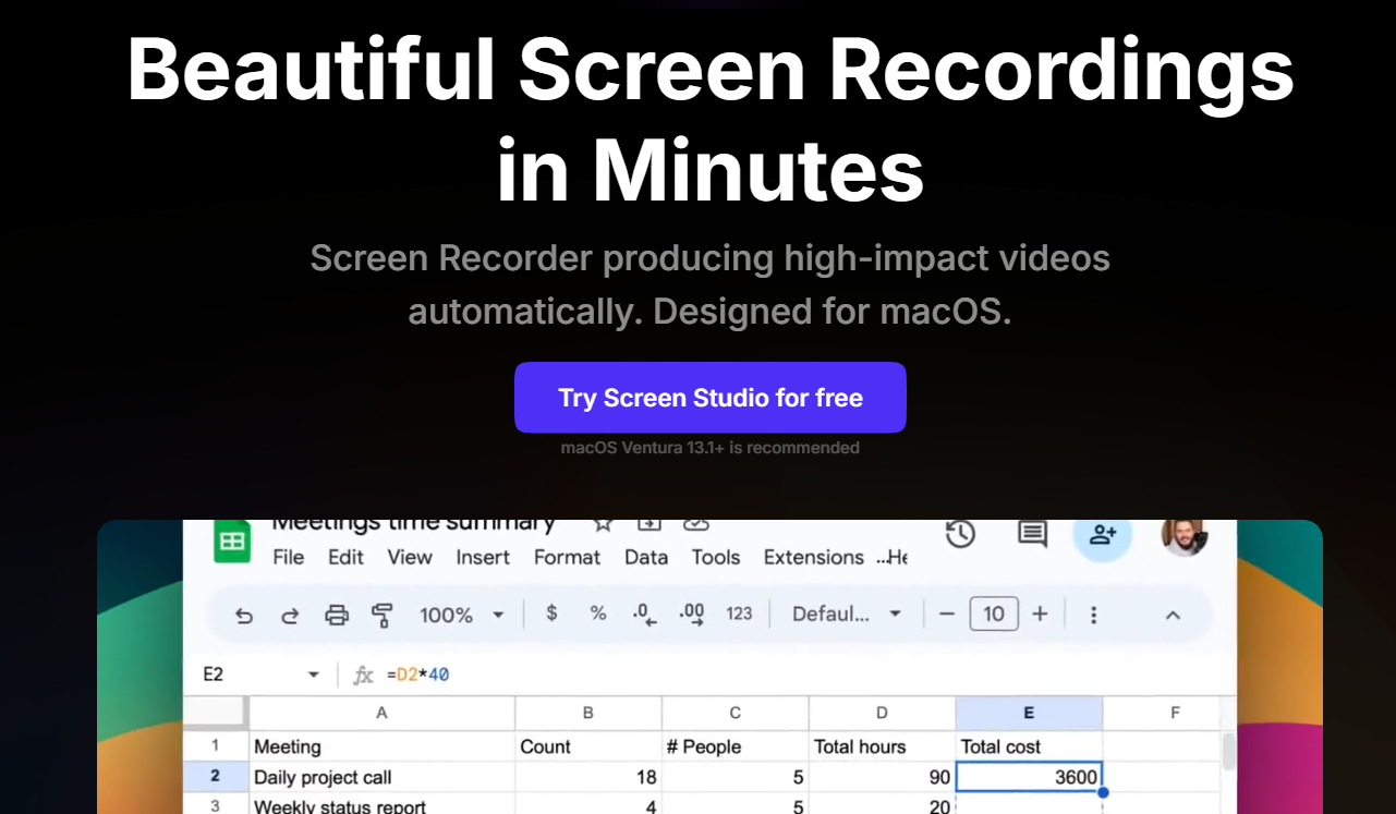 Capture and Edit Screen Recordings Like a Pro with Auto zoom, smooth cursor