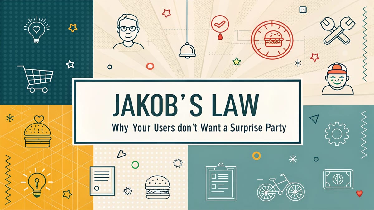 Jakob’s Law: Why Your Users Don’t Want a Surprise Party
