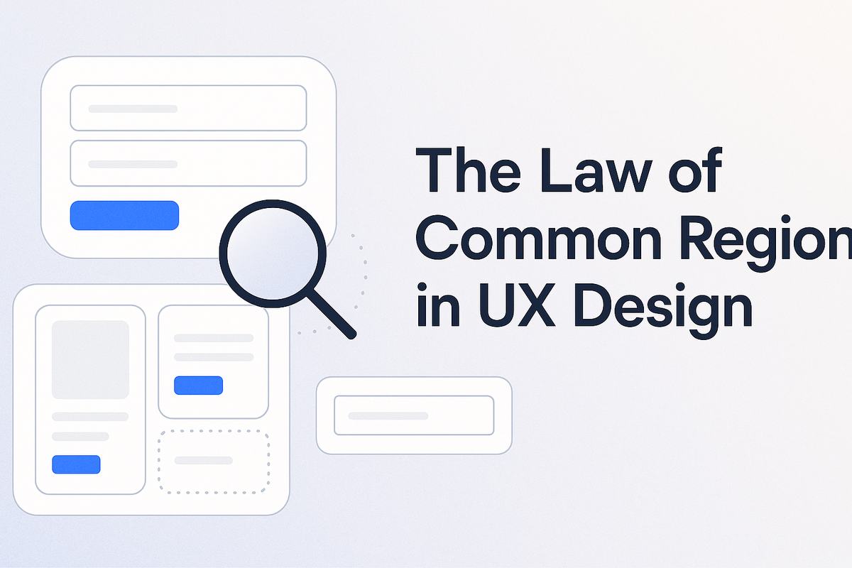The Law of Common Region: UX Design's Invisible Group Hug