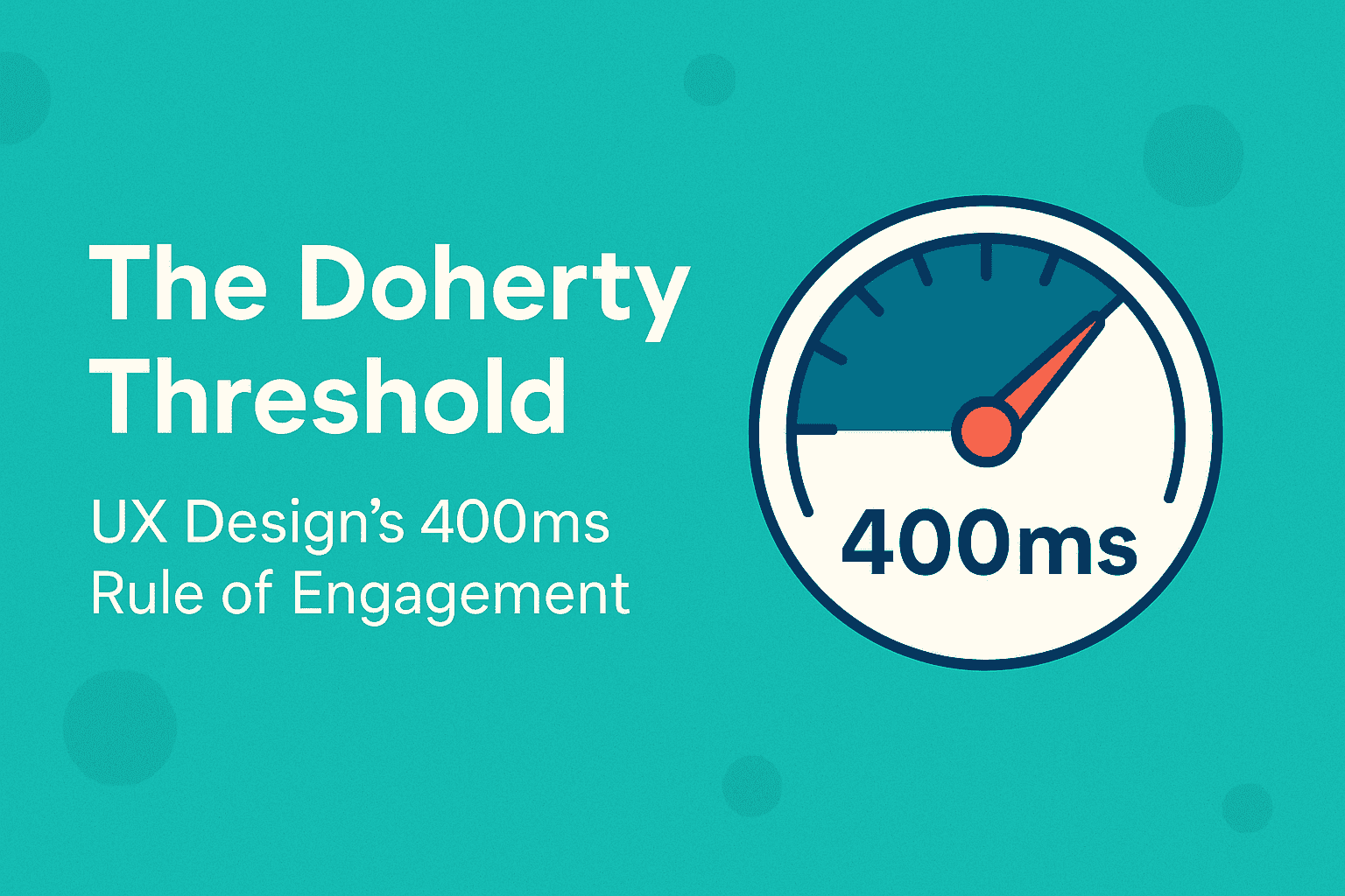 The Doherty Threshold: UX Design’s 400ms Rule of Engagement