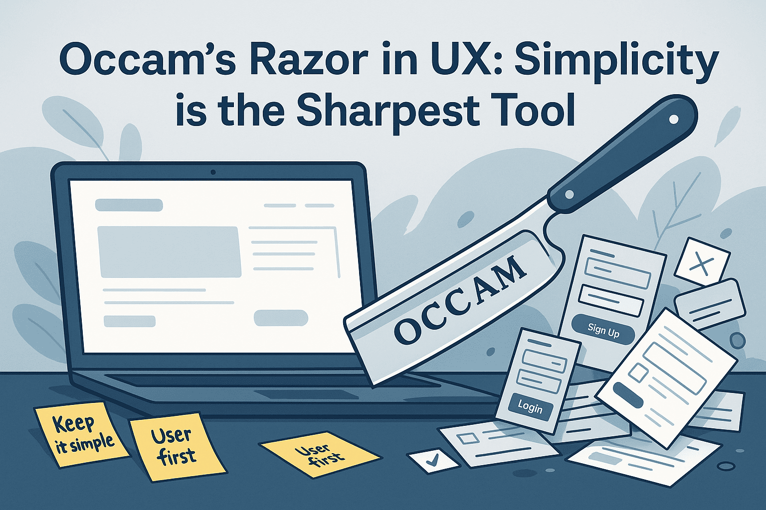 Occam's Razor in UX design