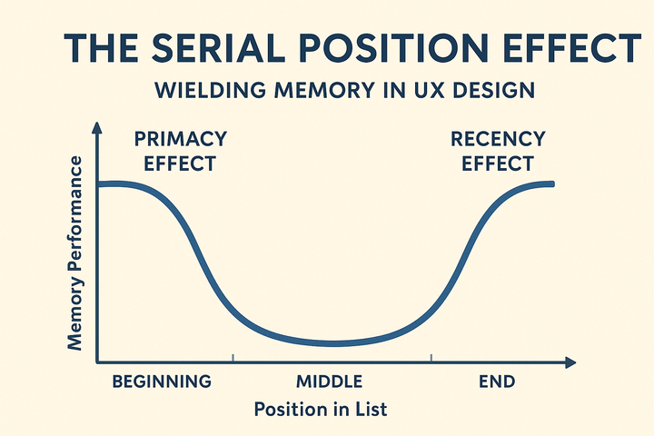 The Serial Position Effect: Wielding Memory in UX Design
